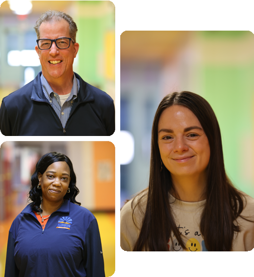 A collage of three HSA Teachers.